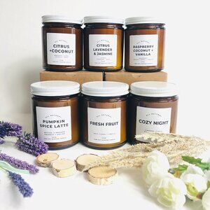 NWT 100% Natural Soy Wax Refreshing Citrus Candle